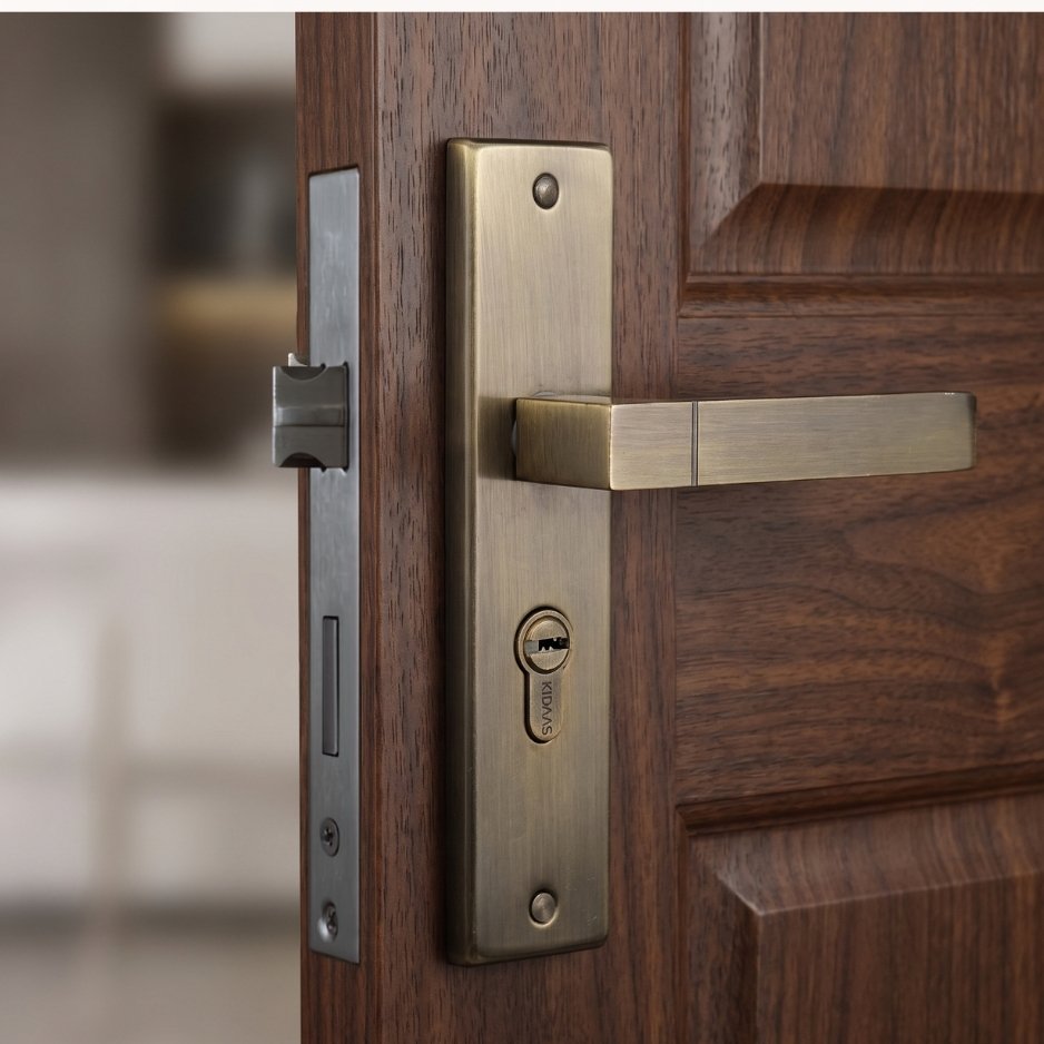 Kidaas 1072 Small Mortise Door Lock (AE, AB, SS) - Image 3