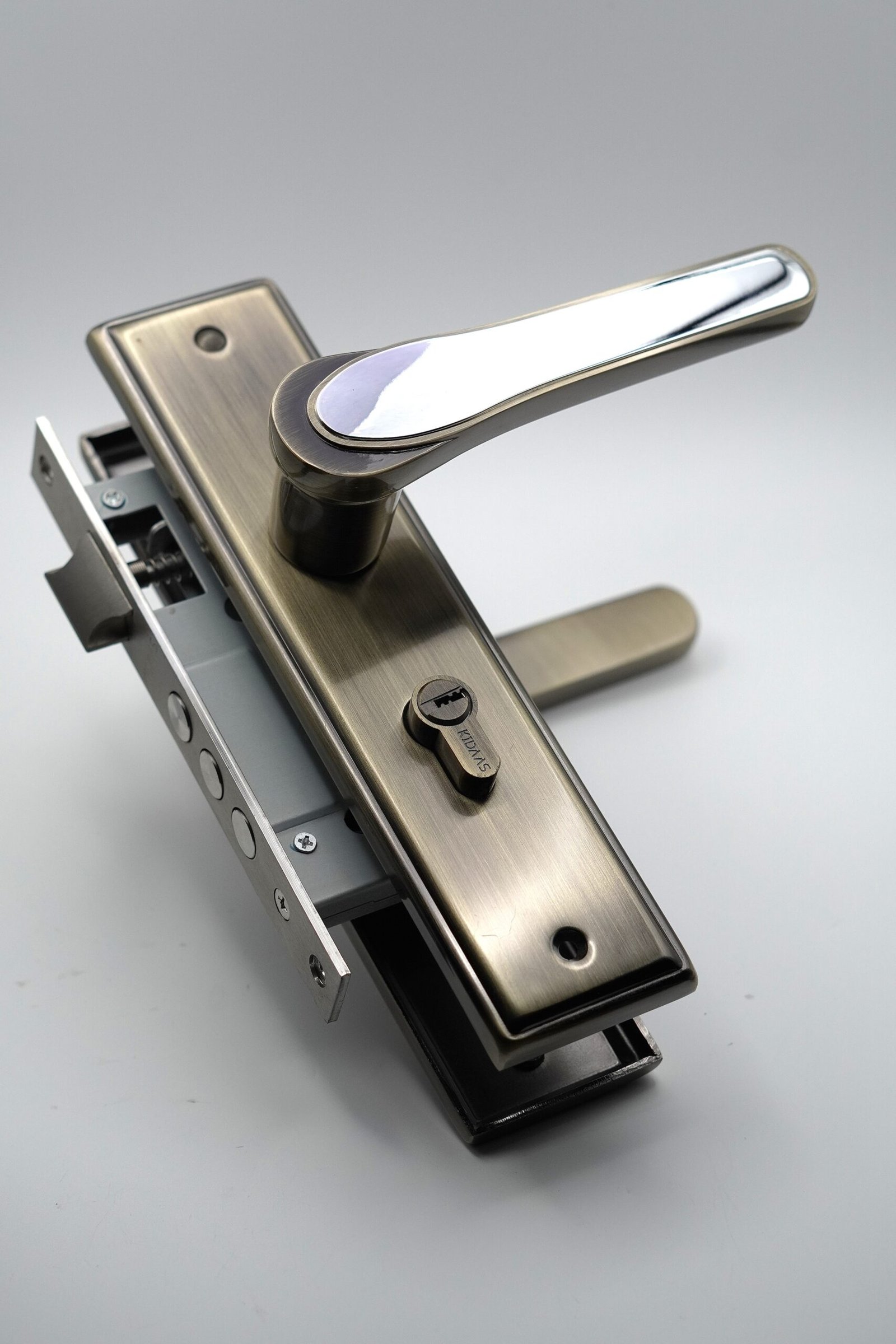 Kidaas 1169 Medium Mortise Door Lock (AB, SS)