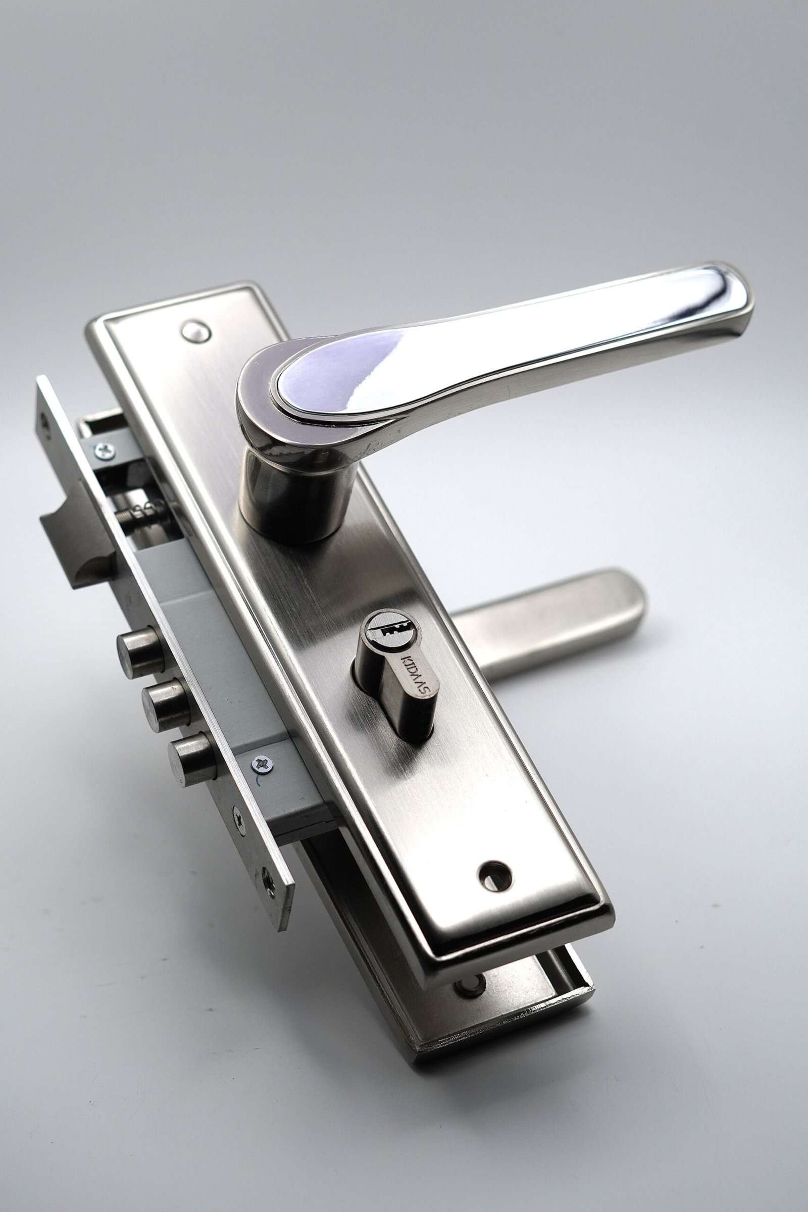Kidaas 1169 Medium Mortise Door Lock (AB, SS) - Image 3