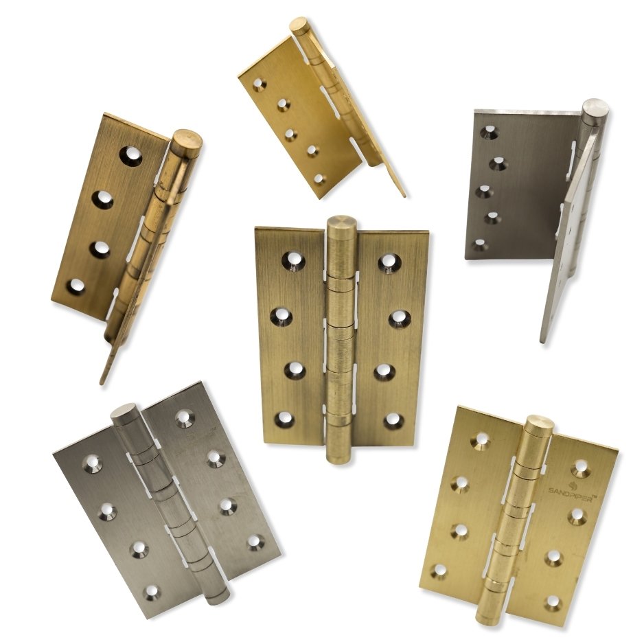 Indian Brass Bearing Hinges | Sizes 3x2 to 8x4