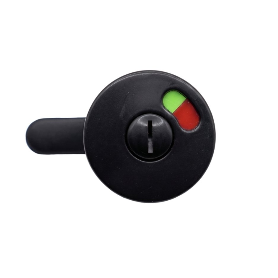 Nylon Bathroom Cubicle Hardware Accessories (Black)