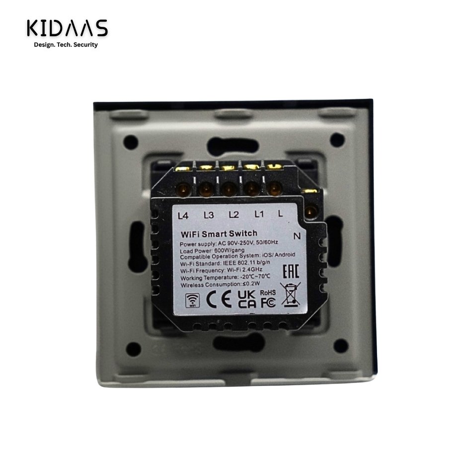 Kidaas Smart Switches ( Black | White ) - Image 3
