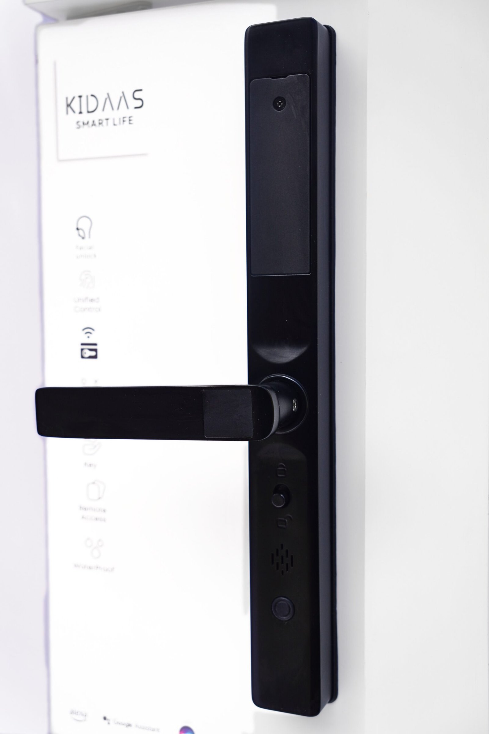 Kidaas Smart Lock JD-106 Black -5-in-1 Keyless Entry (Fingerprint, App, Card, Password, Key) - Image 3