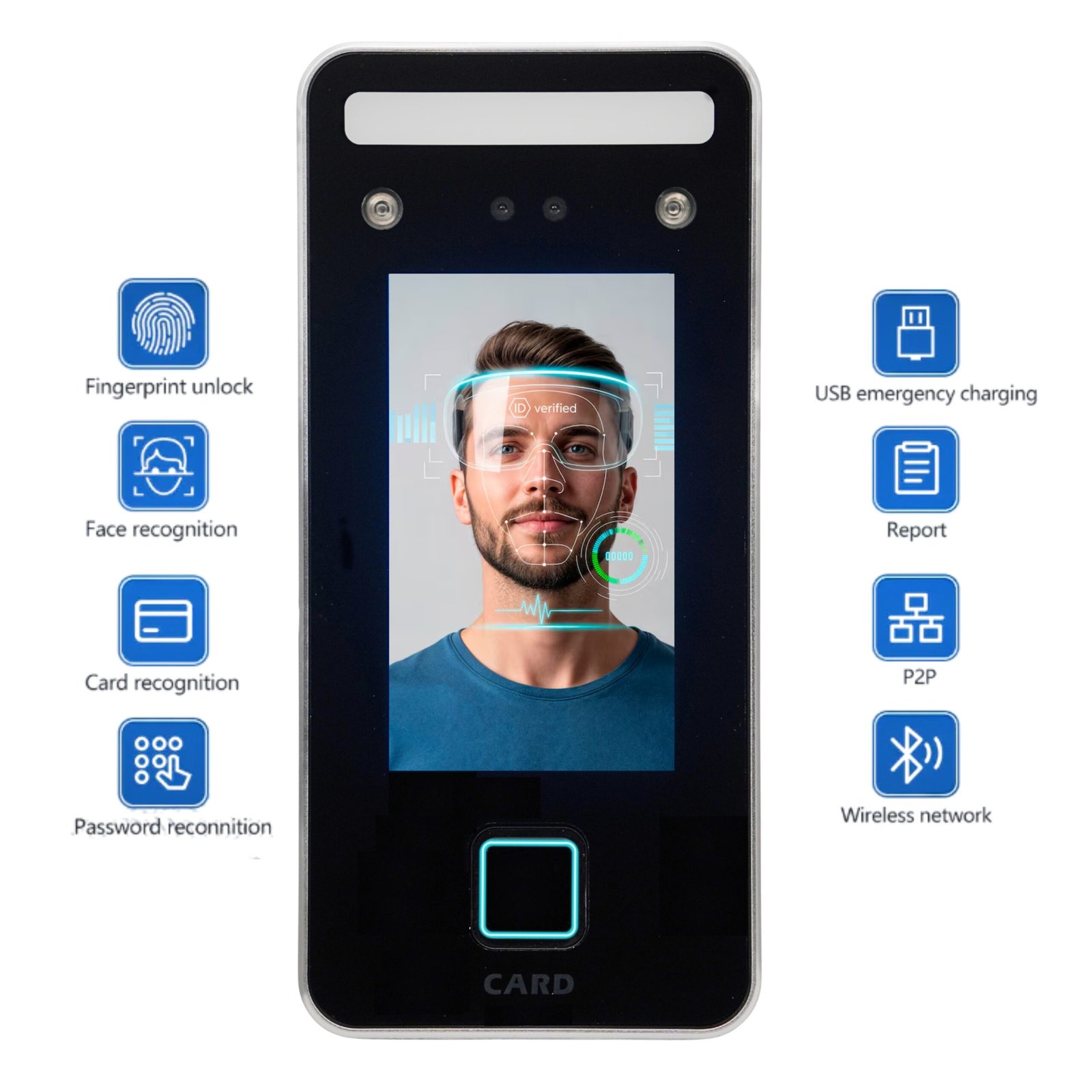 Kidaas Access Controll With Face ID P8
