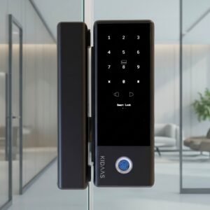 Kidaas Smart Glass Lock Tuya Black