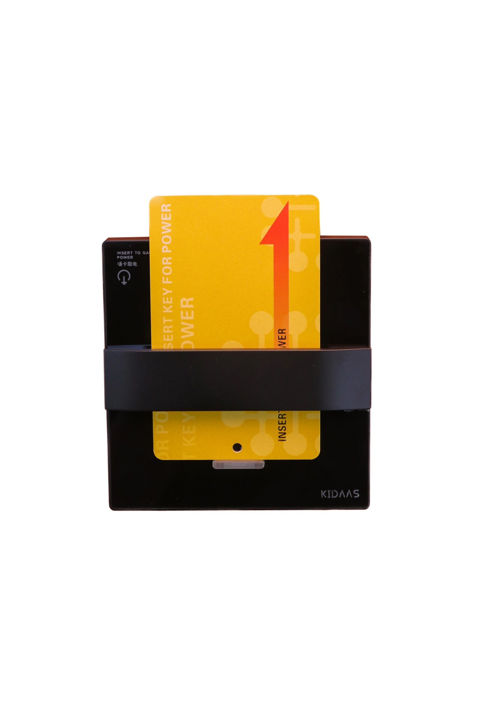 Kidaas Hotel Power Saving Switch Black