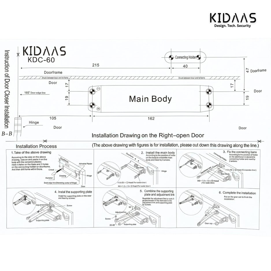 Kidaas Door Closer KDC-60KG