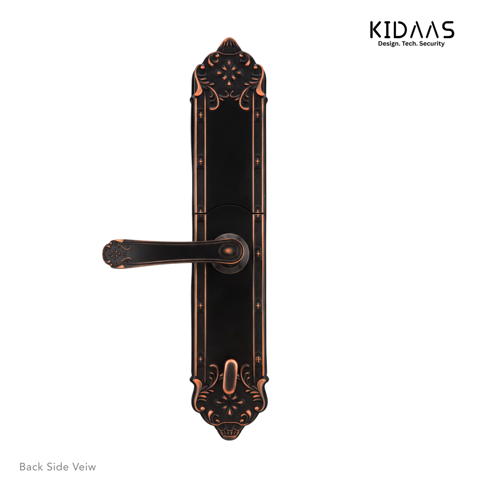 Kidaas Z2 Smart Lock (Copper)– 5-in-1 Keyless Entry (Fingerprint, App, Card, Password, Key) - Image 3