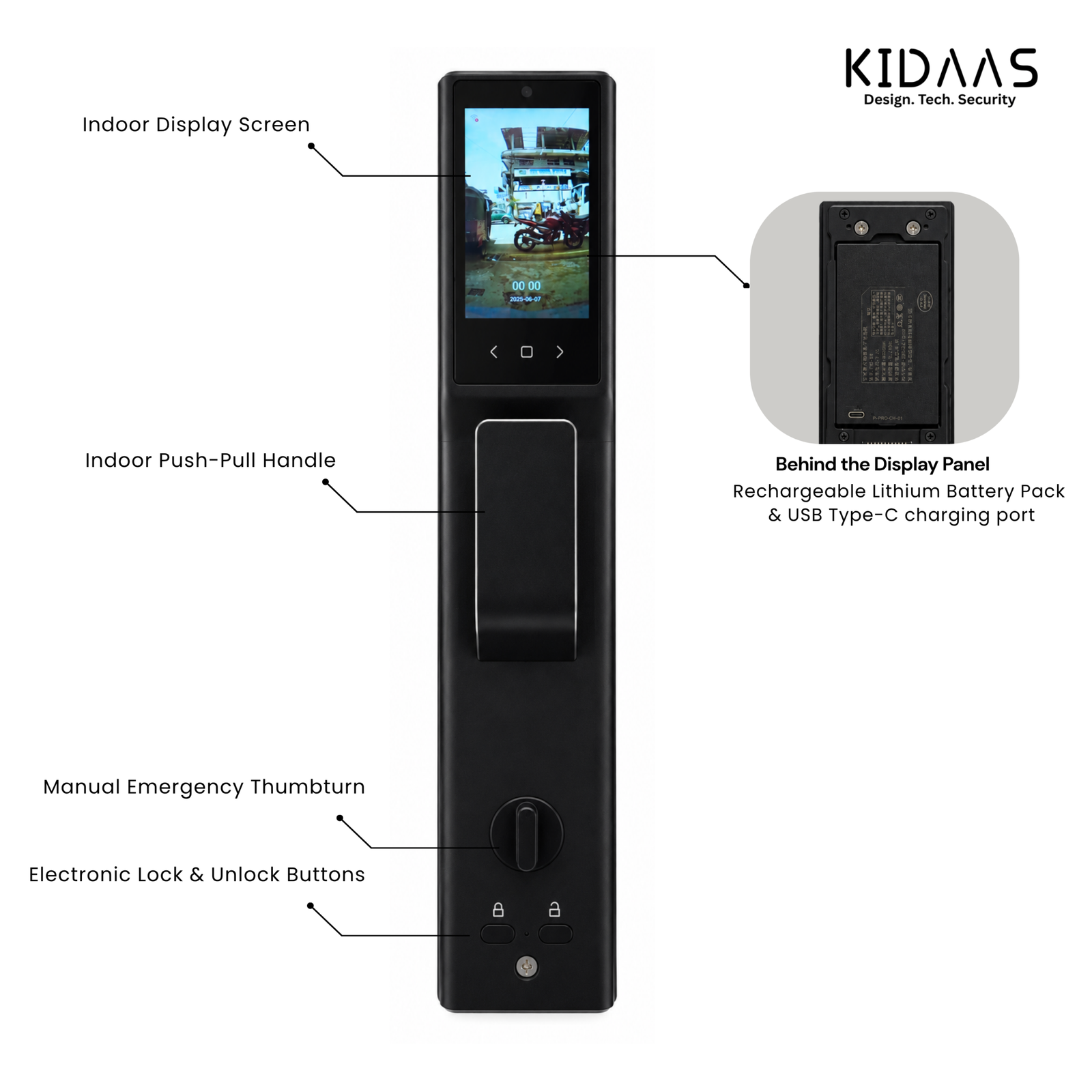 Kidaas Smart Pull Handle Lock - Image 5