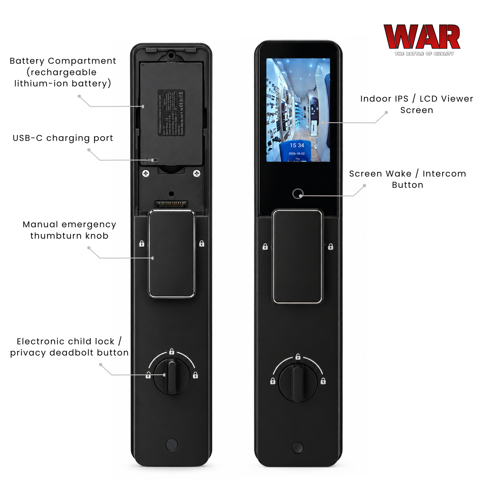 War Smart F15 Black - Image 6