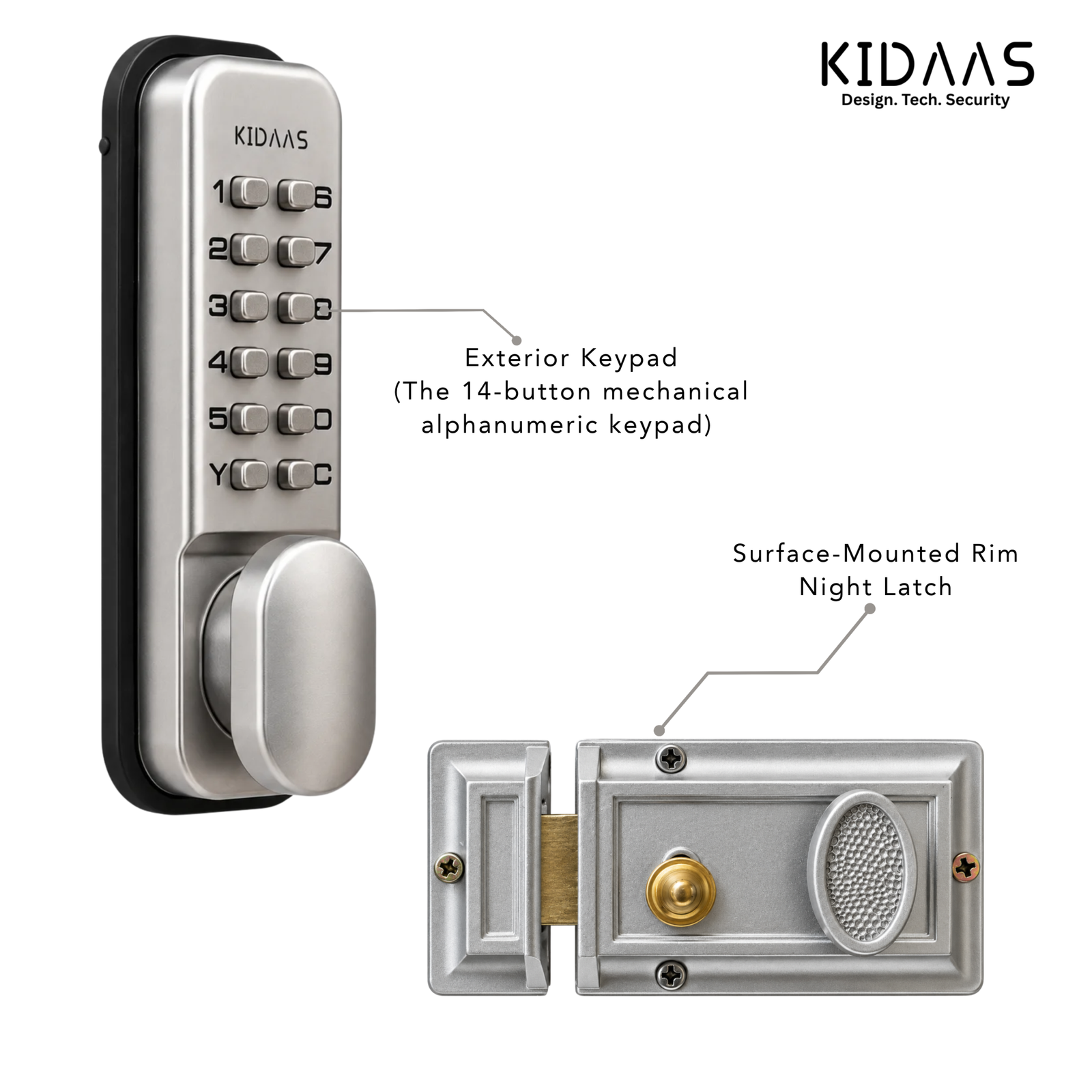 Kidaas Mechanical Lock 208D - Image 3