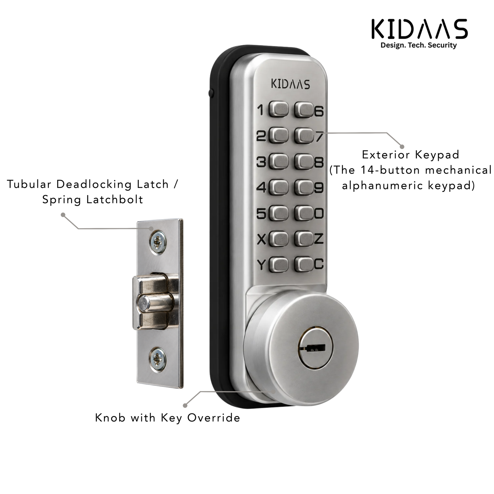 Kidaas Mechanical Password Lock 370 - Image 6
